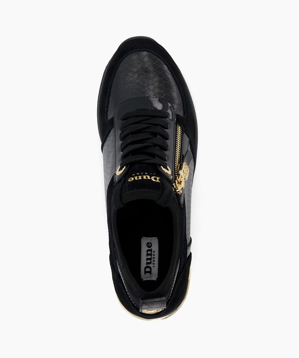 Dune wedge trainers sale