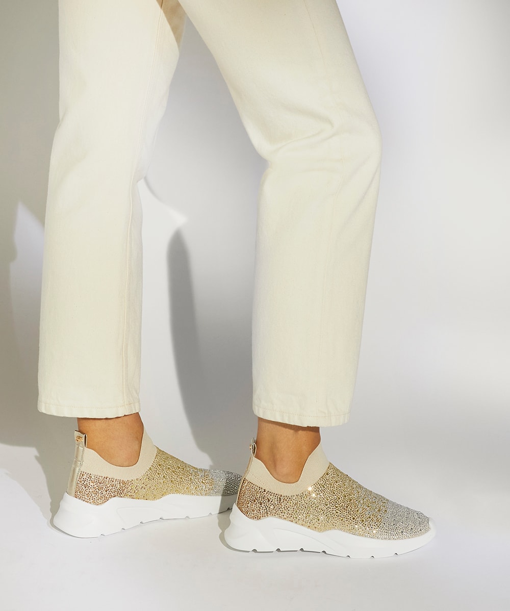 Dune embellished sock trainers sale