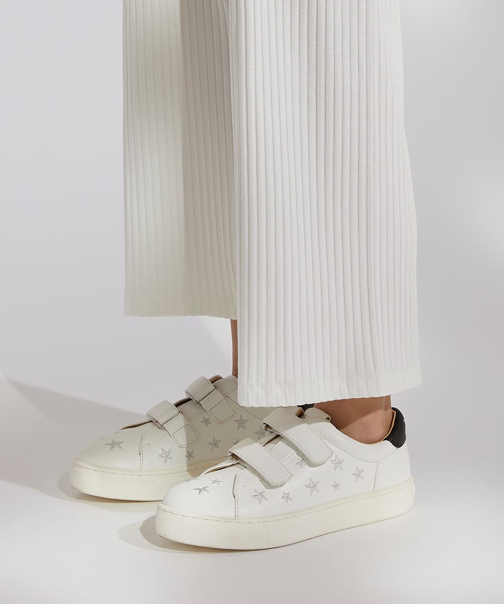 White velcro trainers cheap