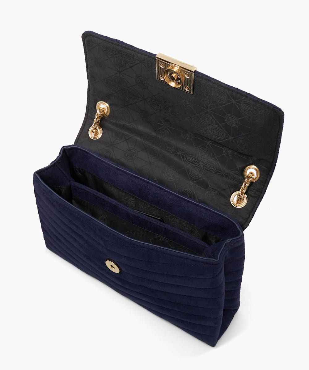 Navy chain online bag