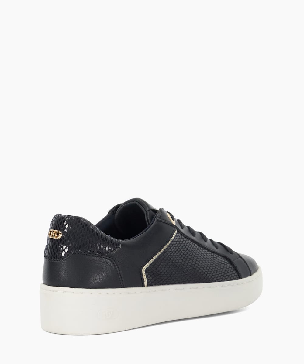 Navy chunky trainers shop