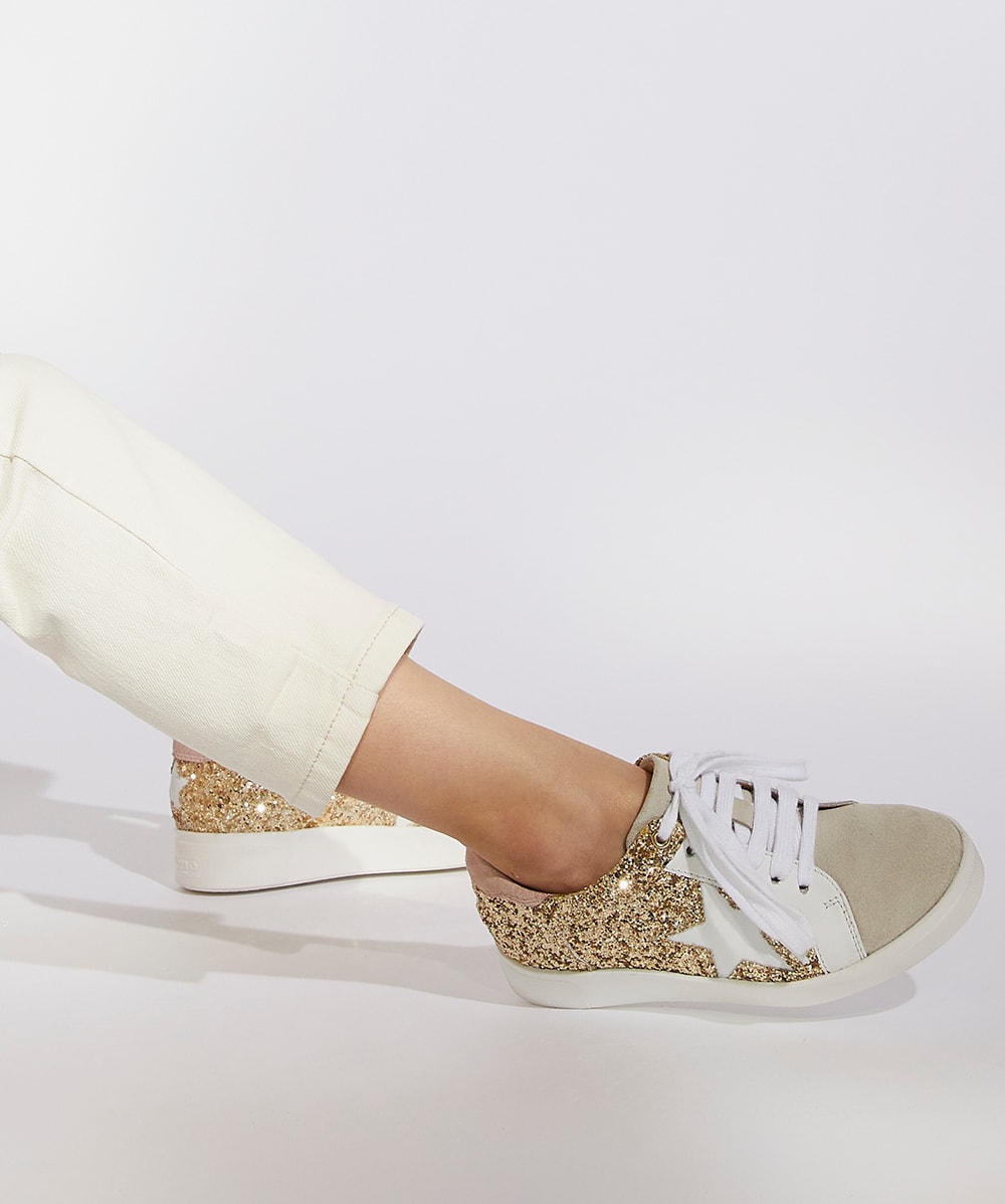 Dune glitter trainers discount