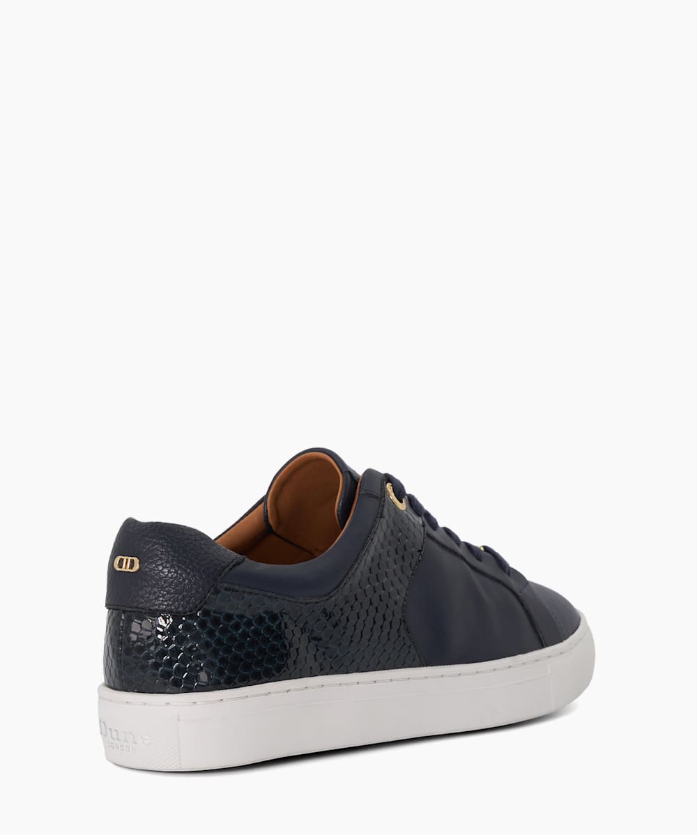 Dune navy hot sale trainers