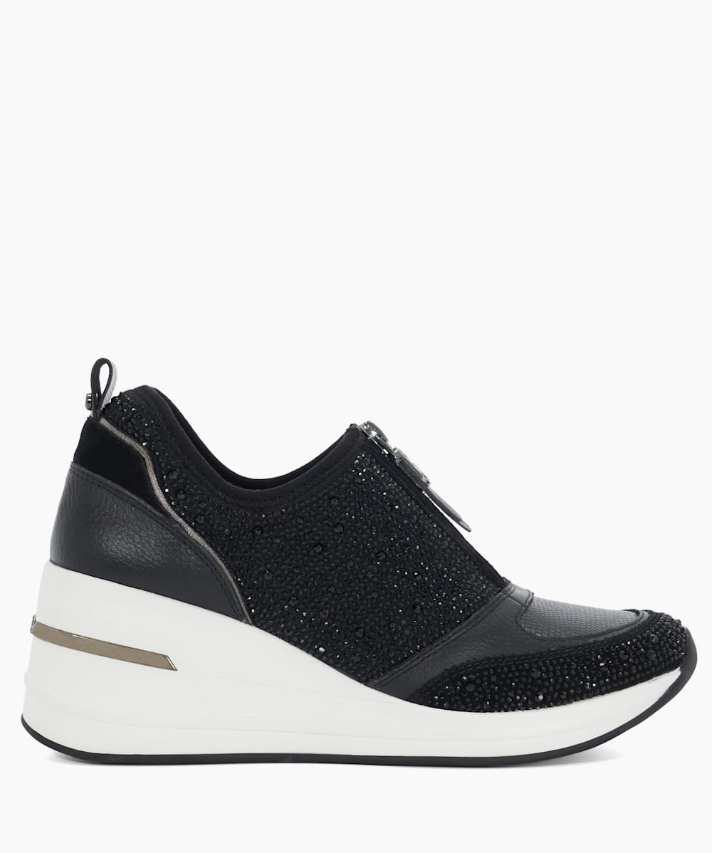 Wedge heel trainers discount