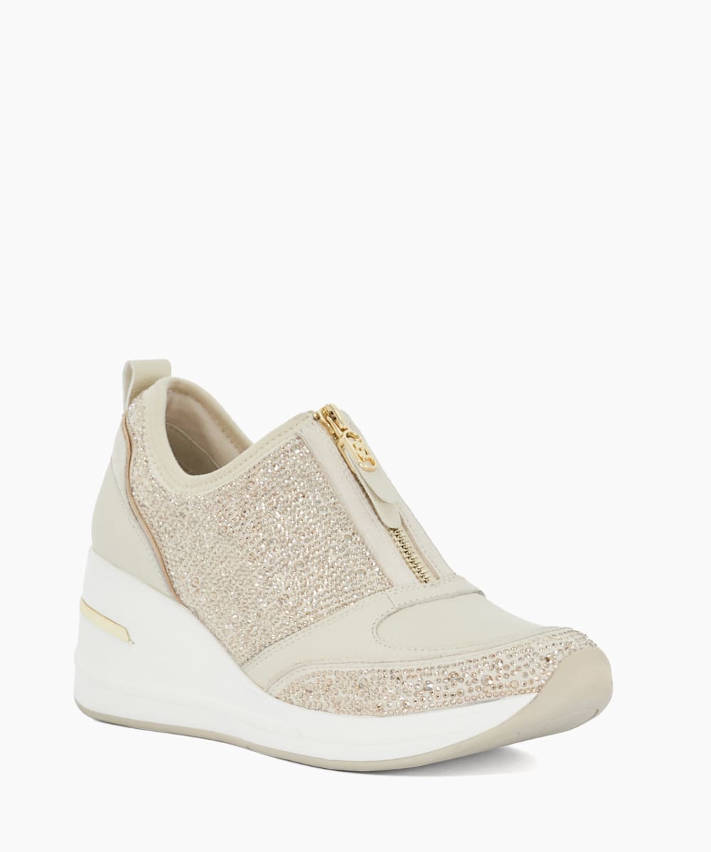 Womens wedge heel trainers outlet