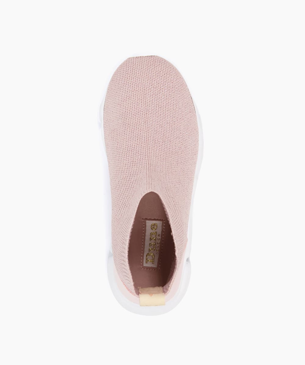 Elynn Pink Kids Chunky Sole Sock Trainers Dune London
