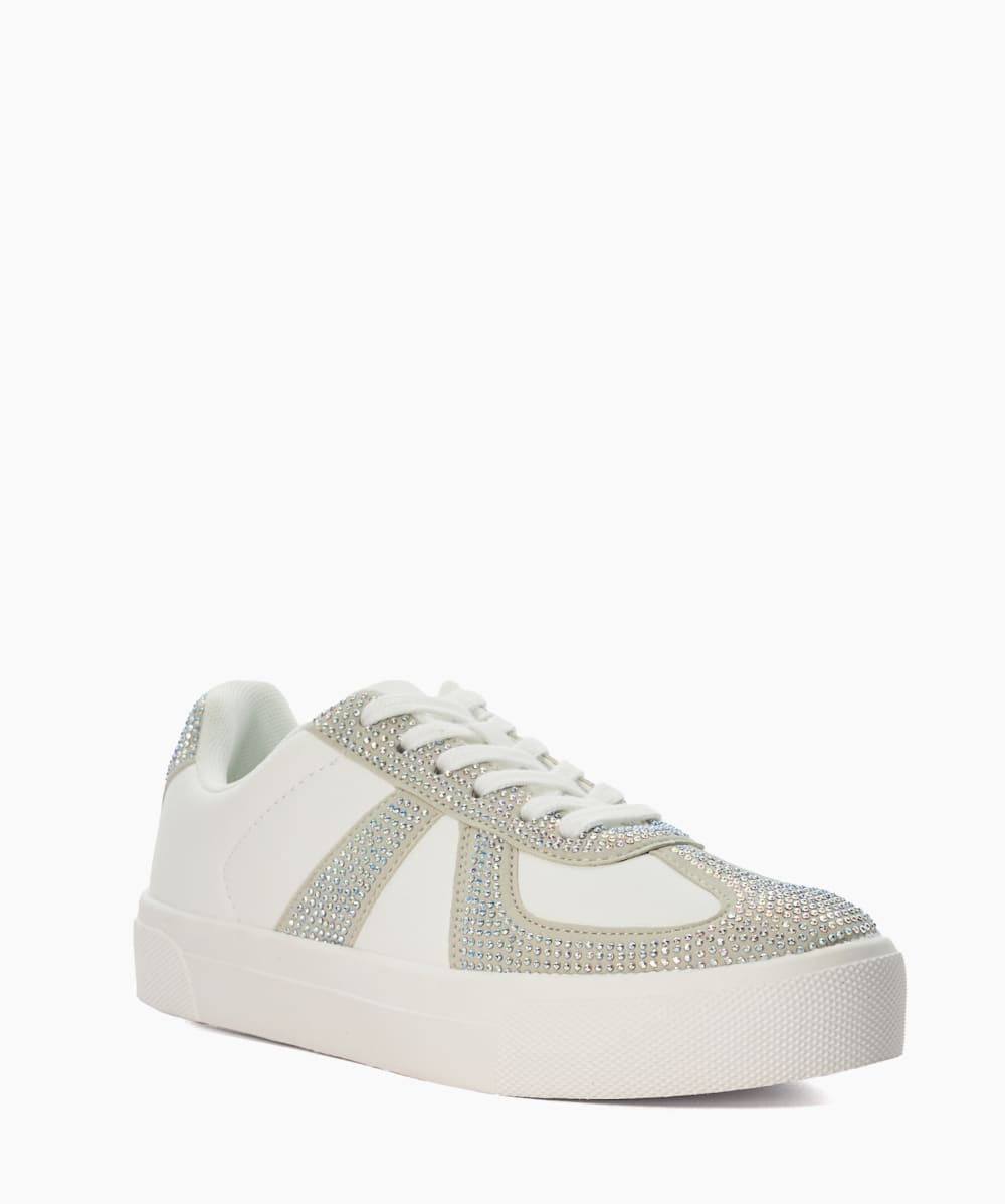 Dune embellished hot sale trainers