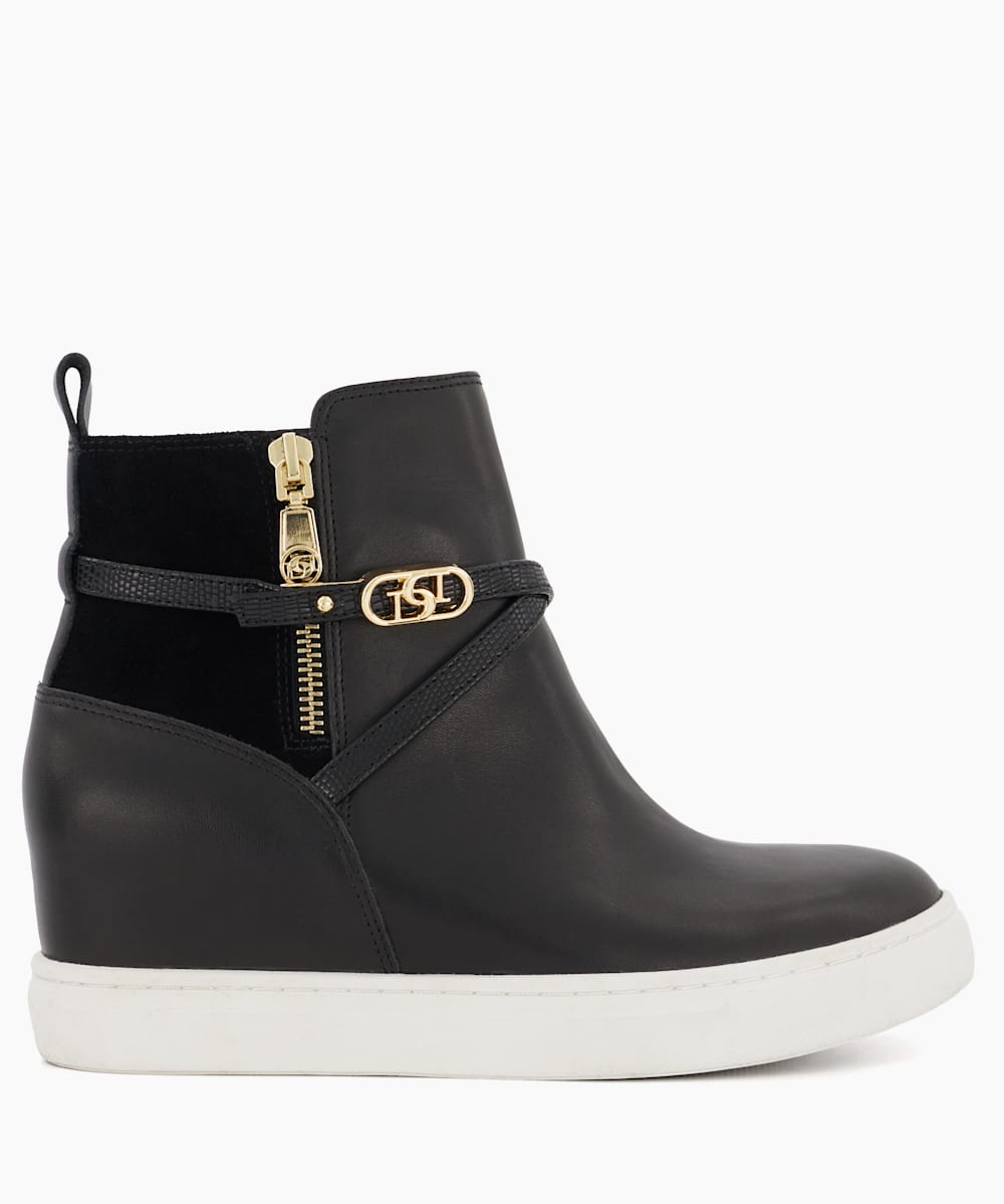 Dune shop wedge trainers