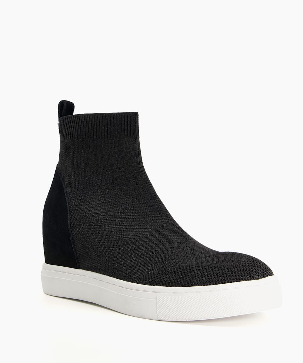 Wedge trainers black cheap