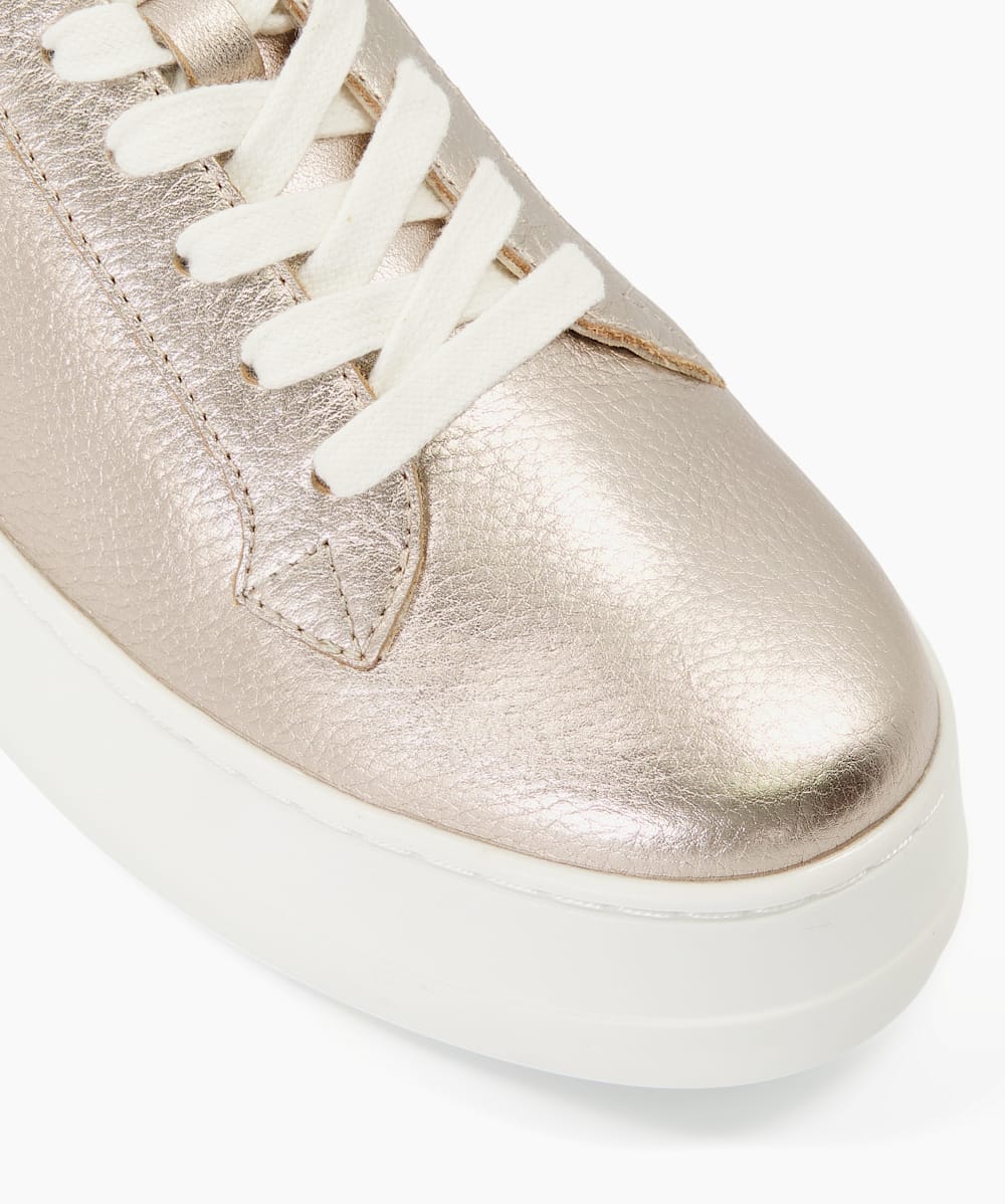 Dune rose clearance gold trainers