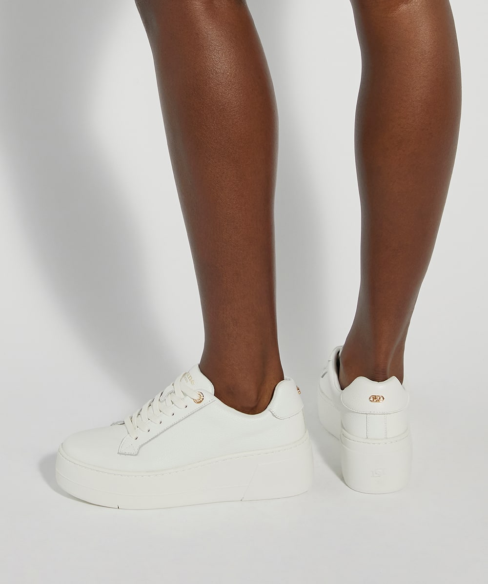 Leather flatform trainers new arrivals