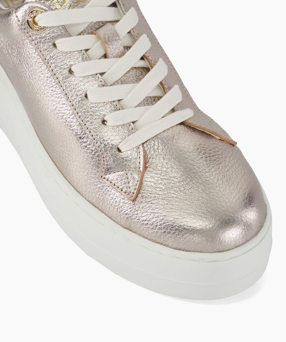 Gold flatform shoes hot sale