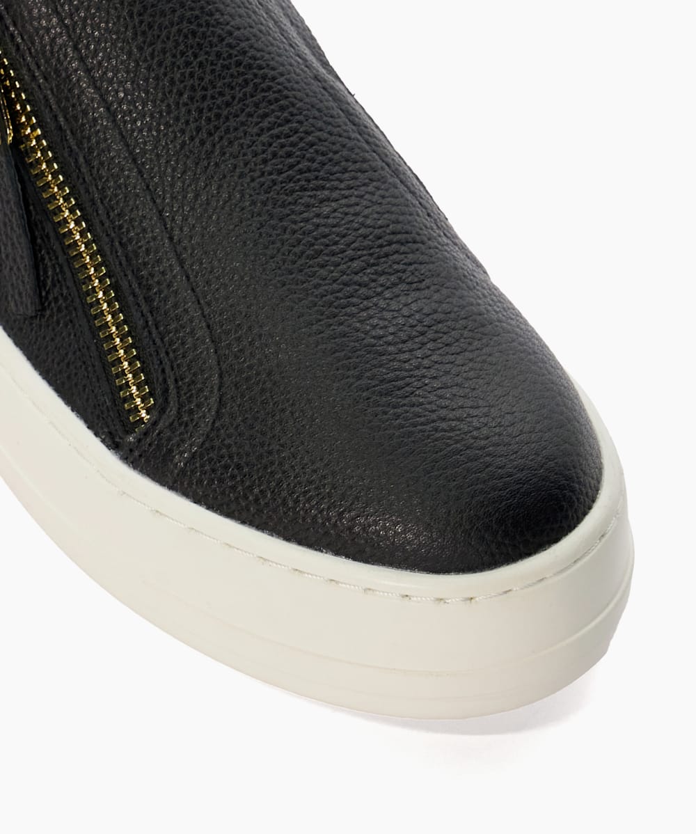 Trainers with zip detail discount