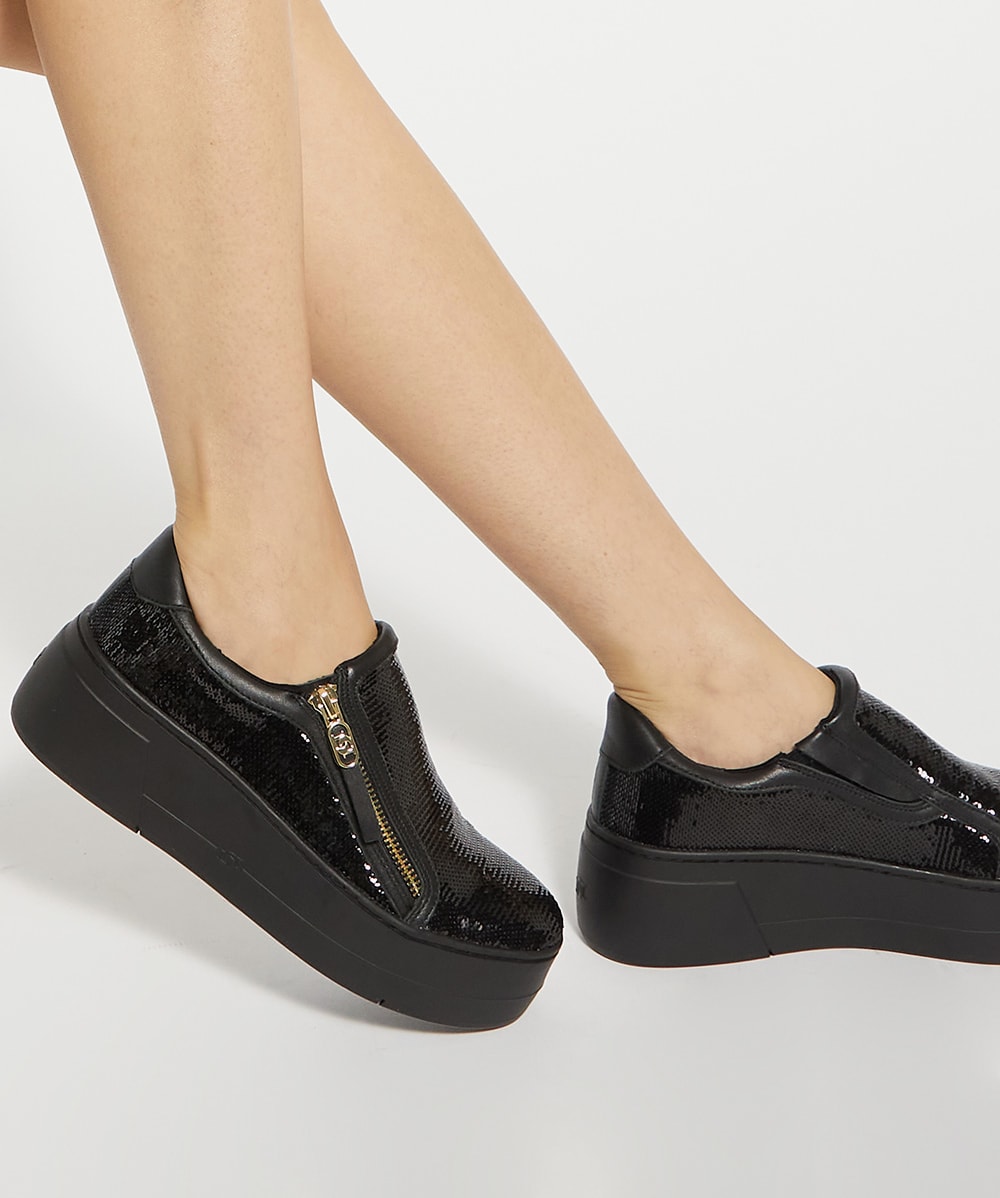 Black chunky flatforms outlet