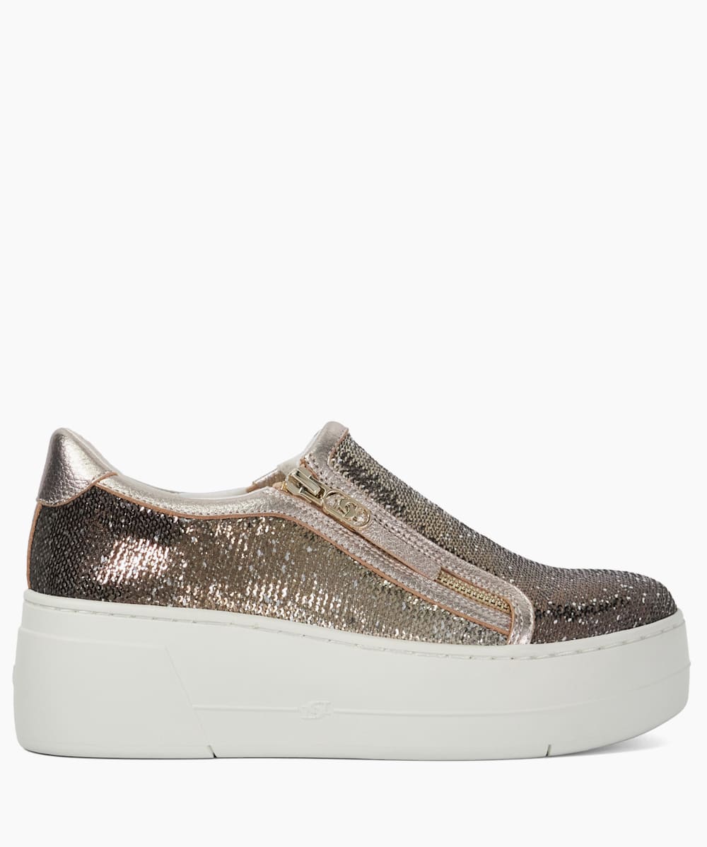 Superga platform gold cheap