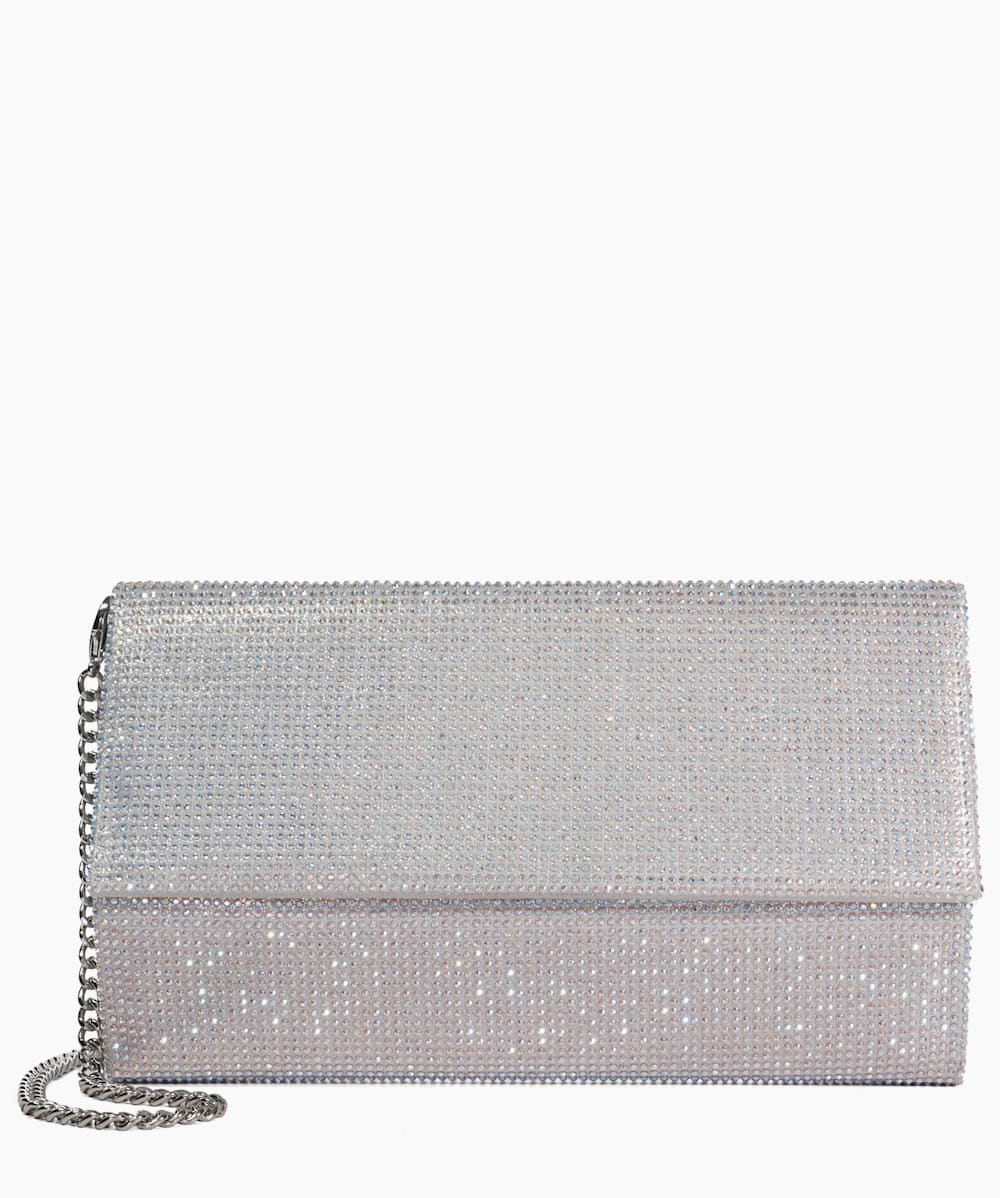 Next silver sparkle clutch bag online