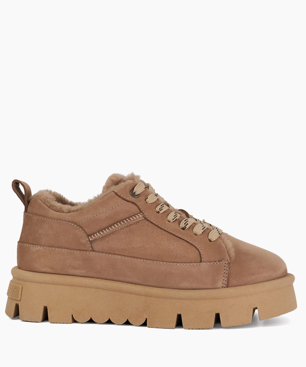 Tan chunky sneakers deals
