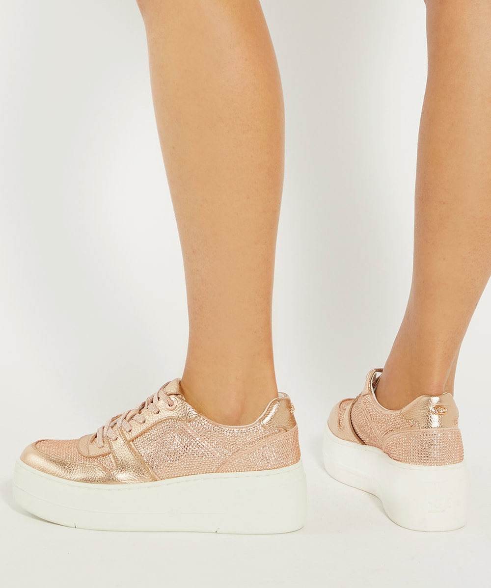 Rose gold trainers sales