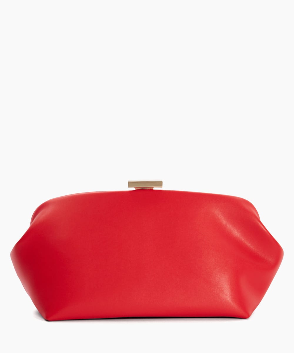 Dune red clutch sale