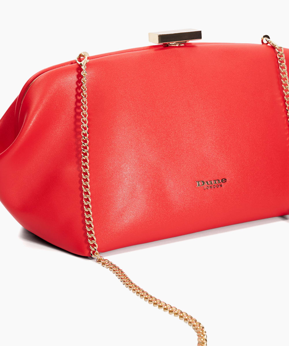 Dune red sales clutch