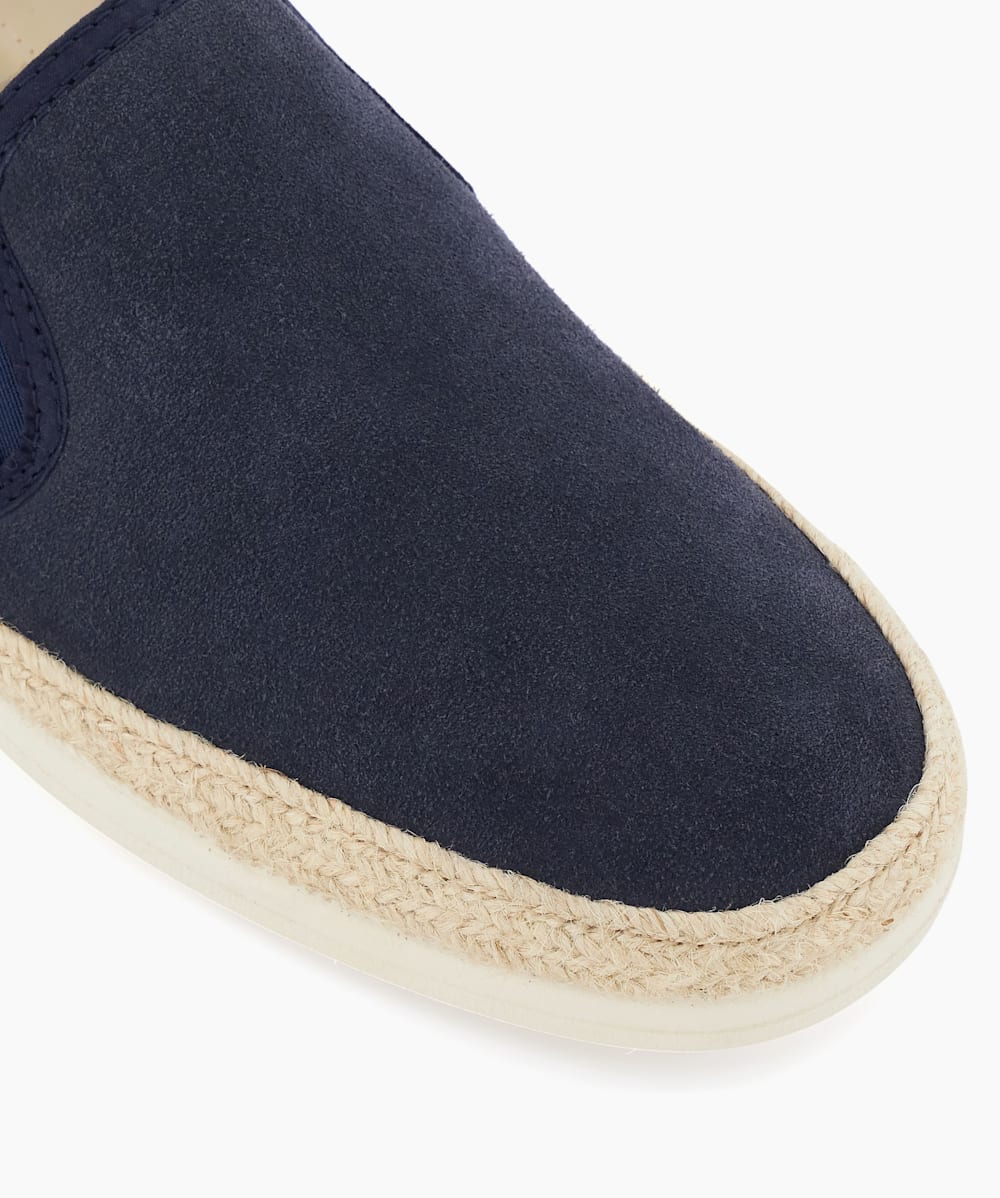 Fall Navy Casual Suede Espadrilles Dune London
