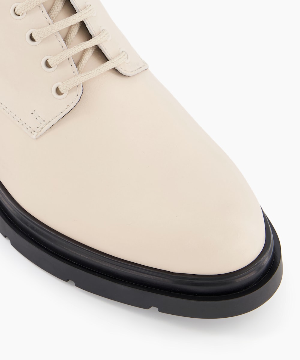 Beige lace up flats cheap