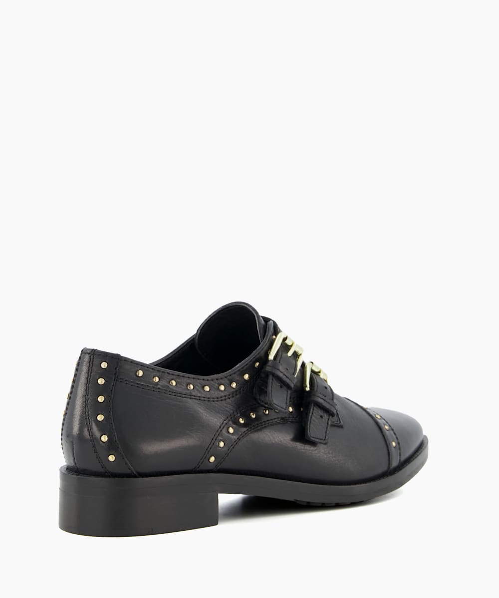 Studded leather shoes new arrivals