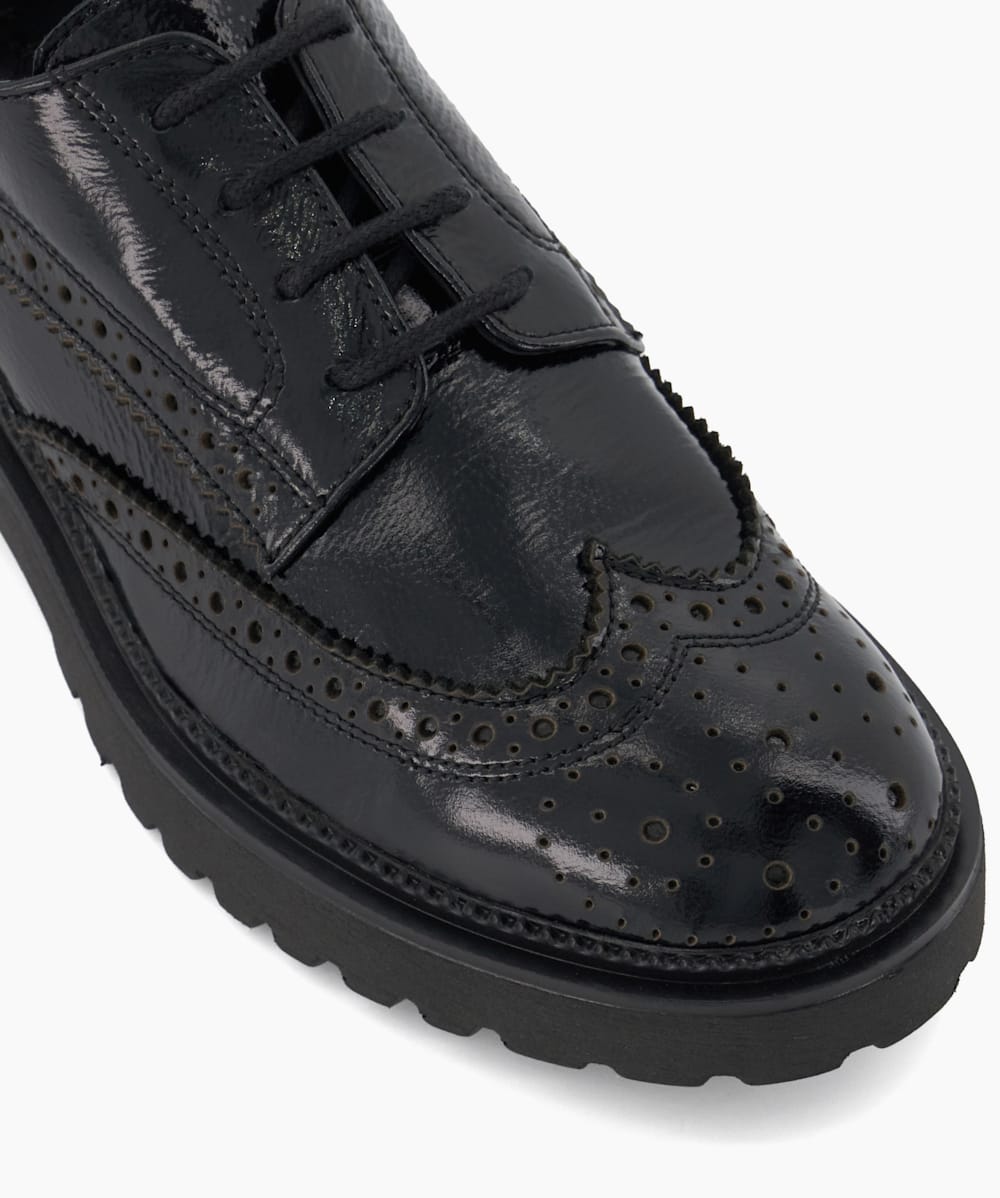 Ladies store chunky brogues