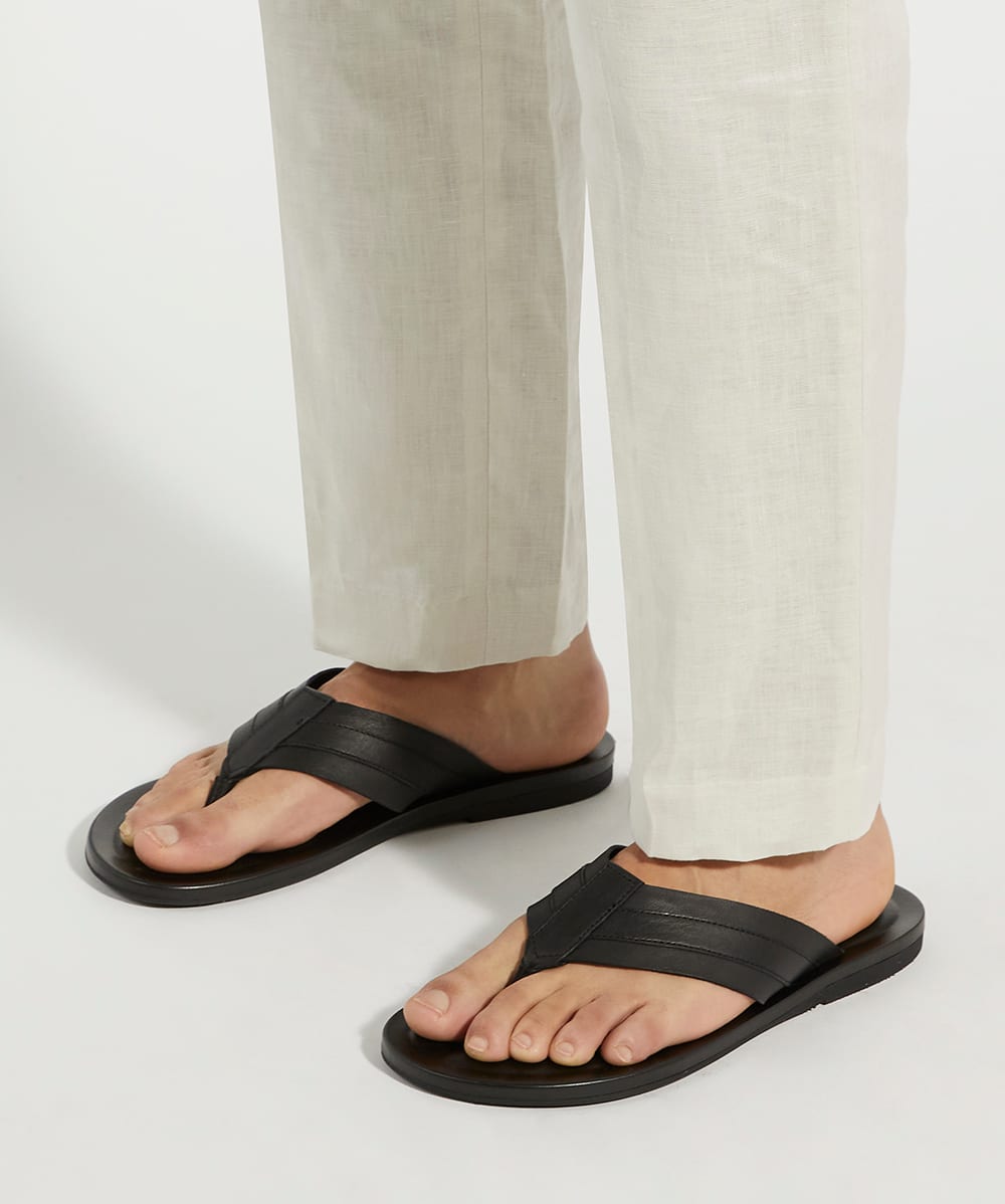 Mens toe post flip flops discount