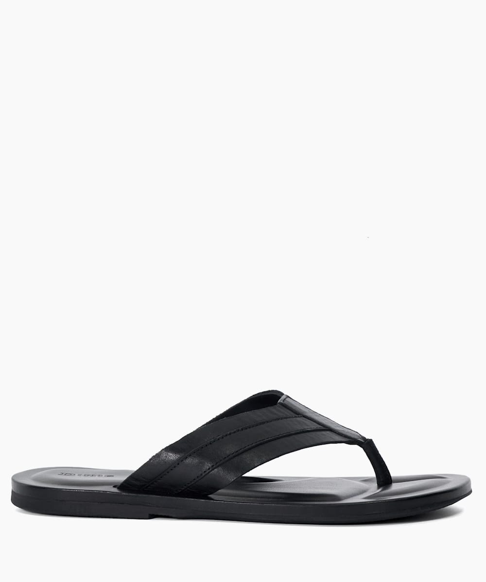 Mens leather toe post sandals top