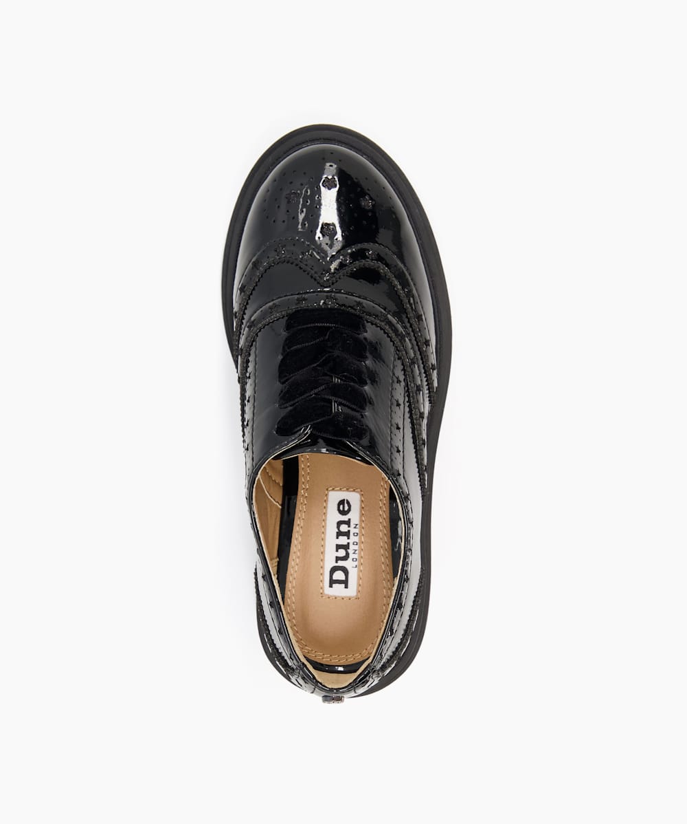 Womens patent lace up shoes on sale