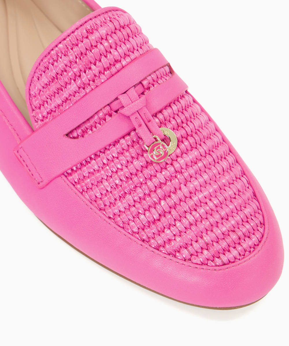 Dune pink loafers shop