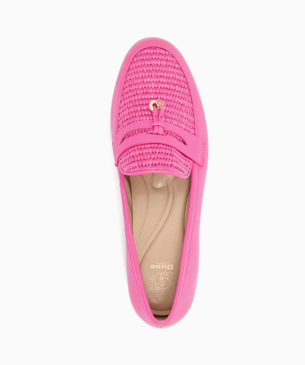 Dune discount pink loafers