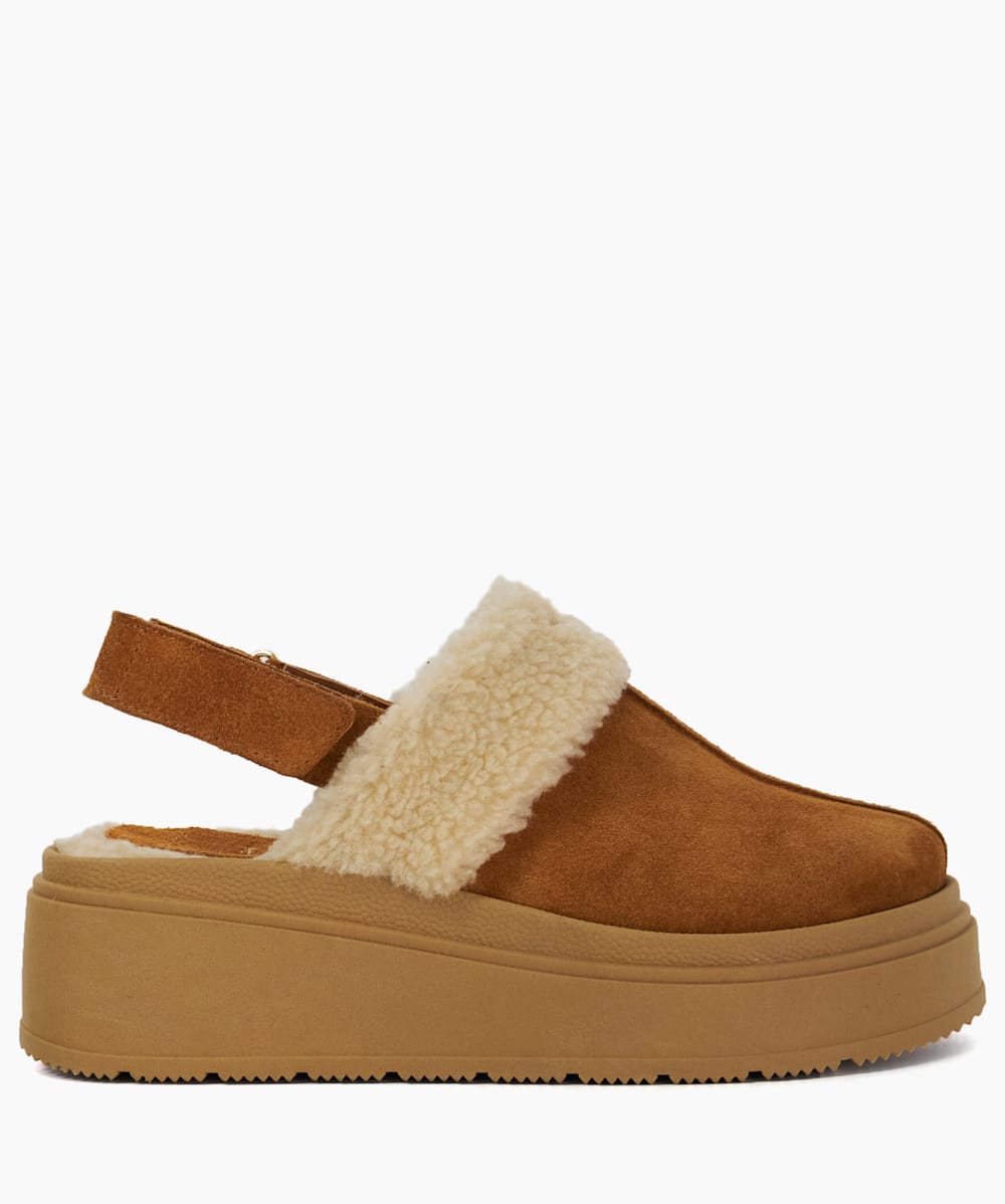 Womens mules with fur outlet