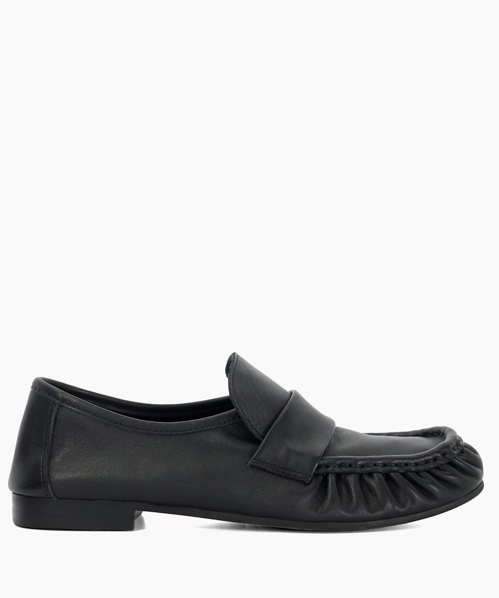 Dune black loafers sales