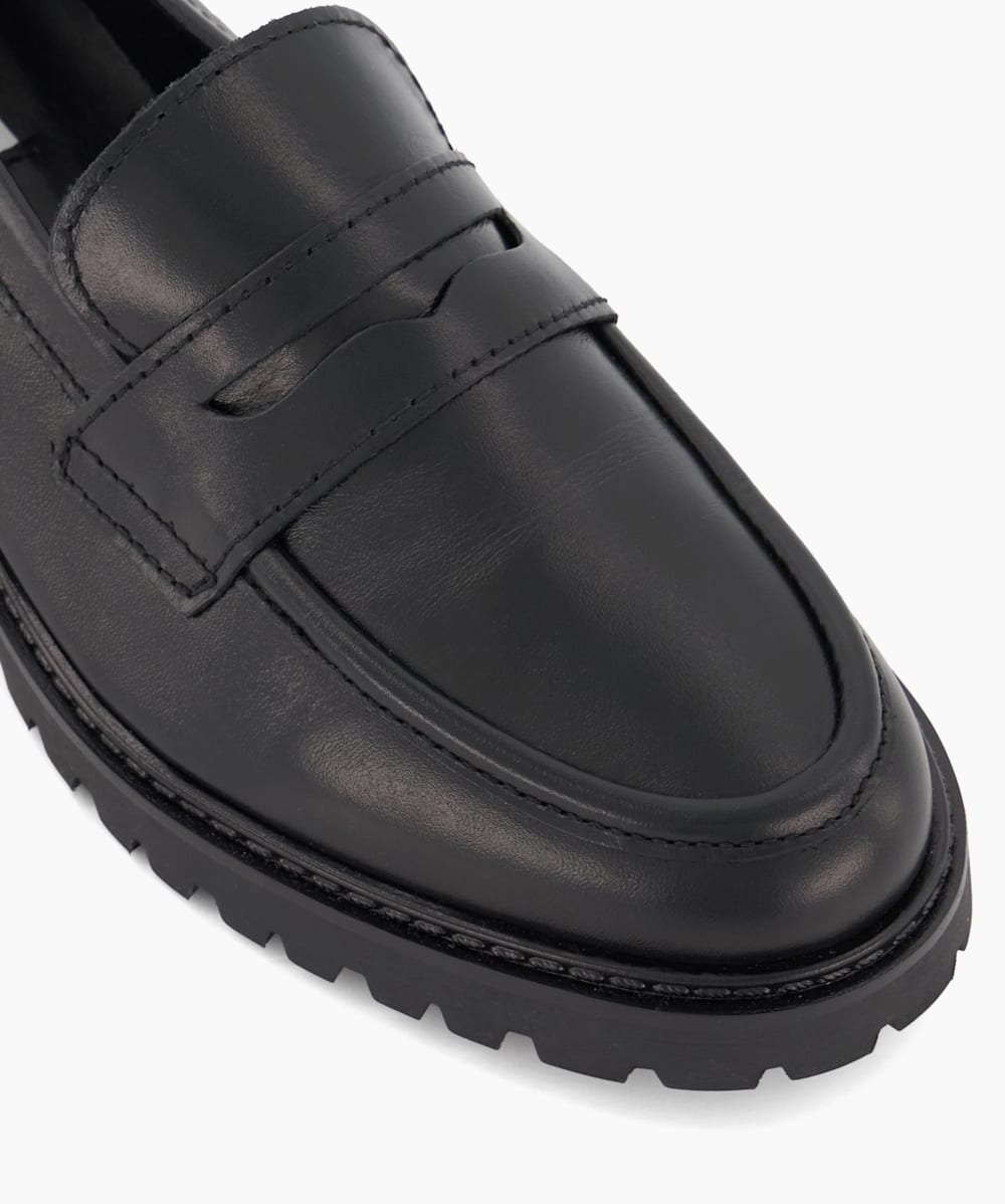 Vince black loafers top