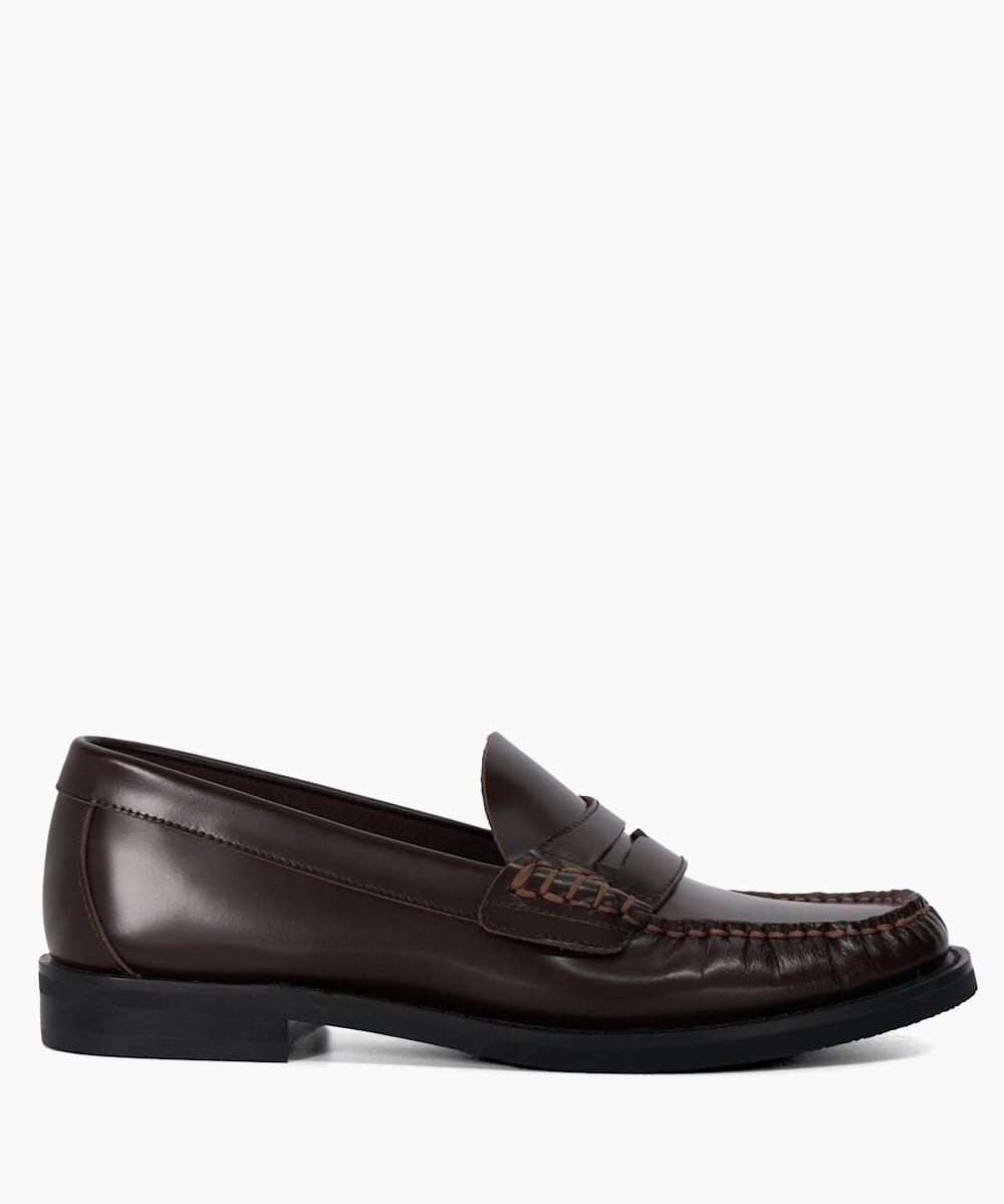 Womens burgundy penny loafers on sale