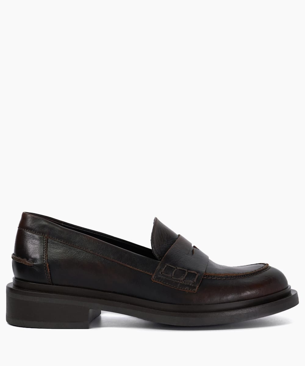 Dune black loafers women's hot sale