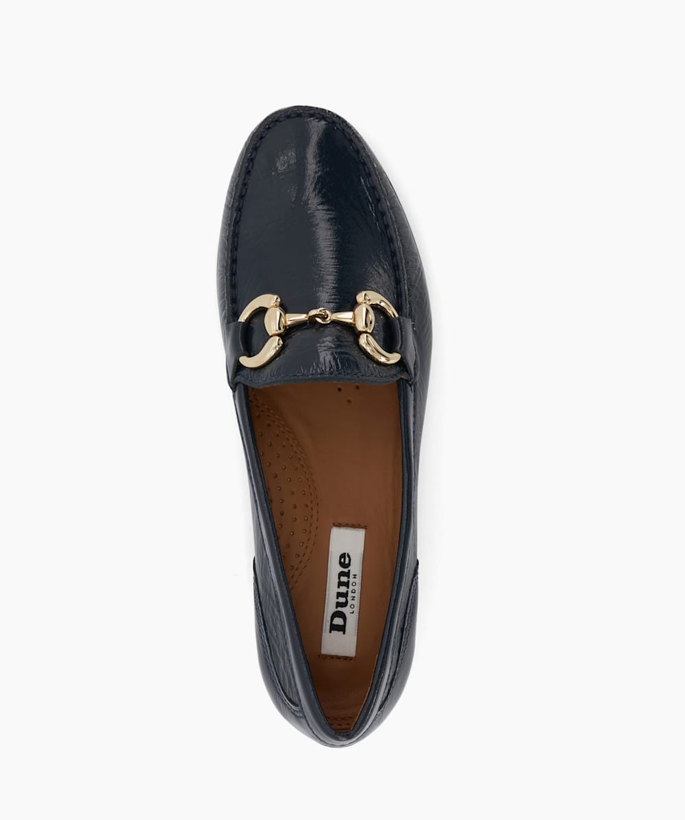 Dune gracella loafers navy clearance
