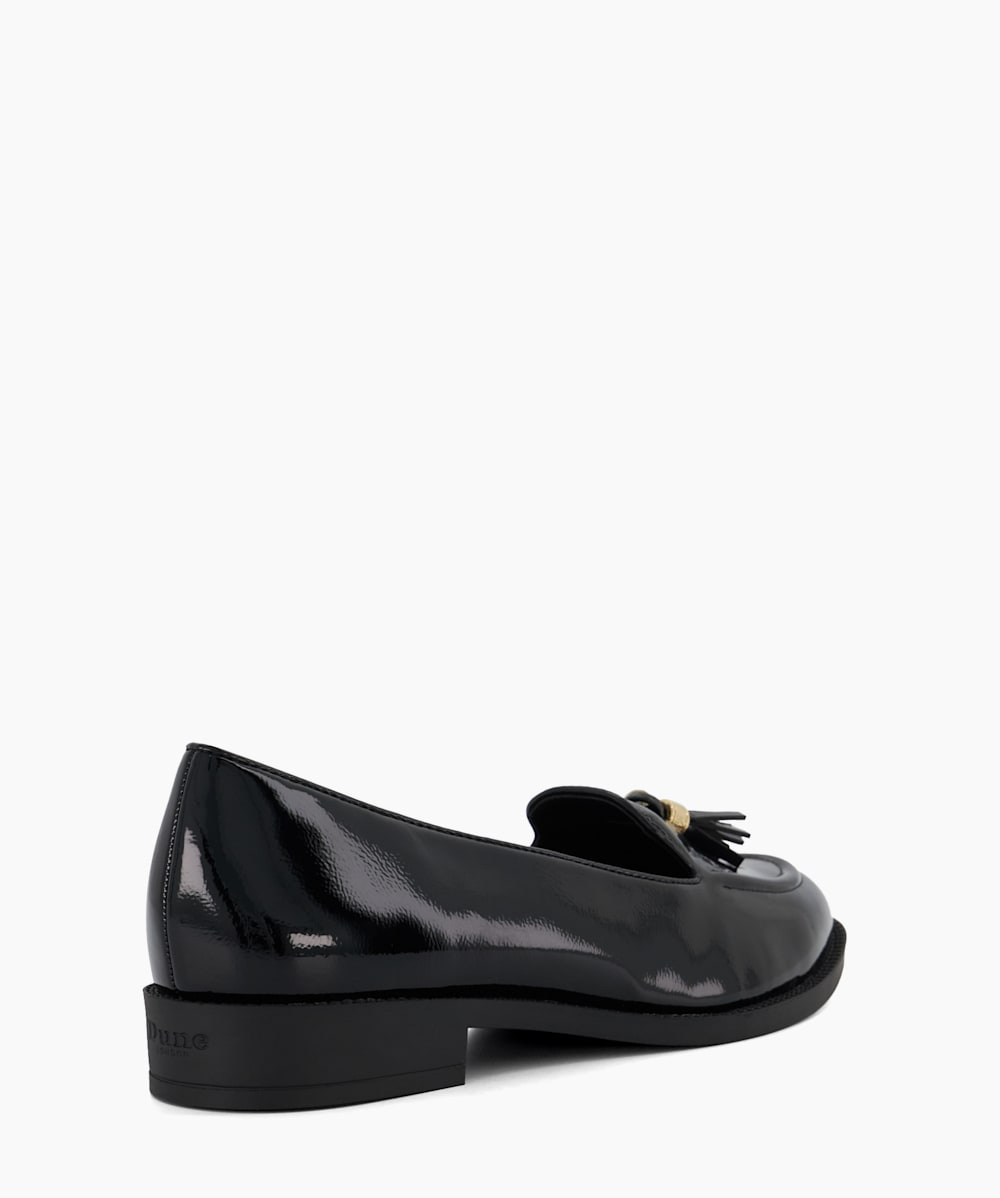 Dune patent loafers best sale