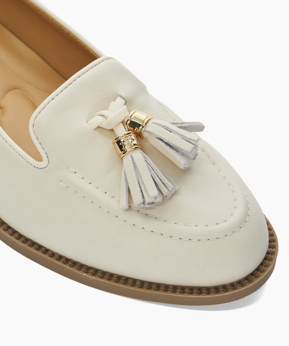 Dune glorify tassel charm loafers clearance