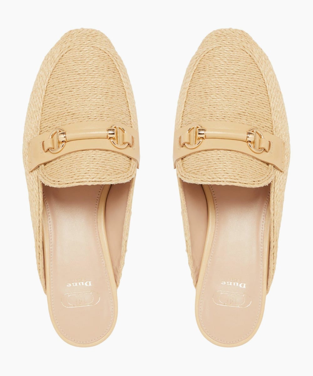 Dune backless loafers clearance