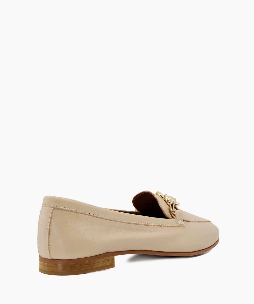 Dune gold deals loafers