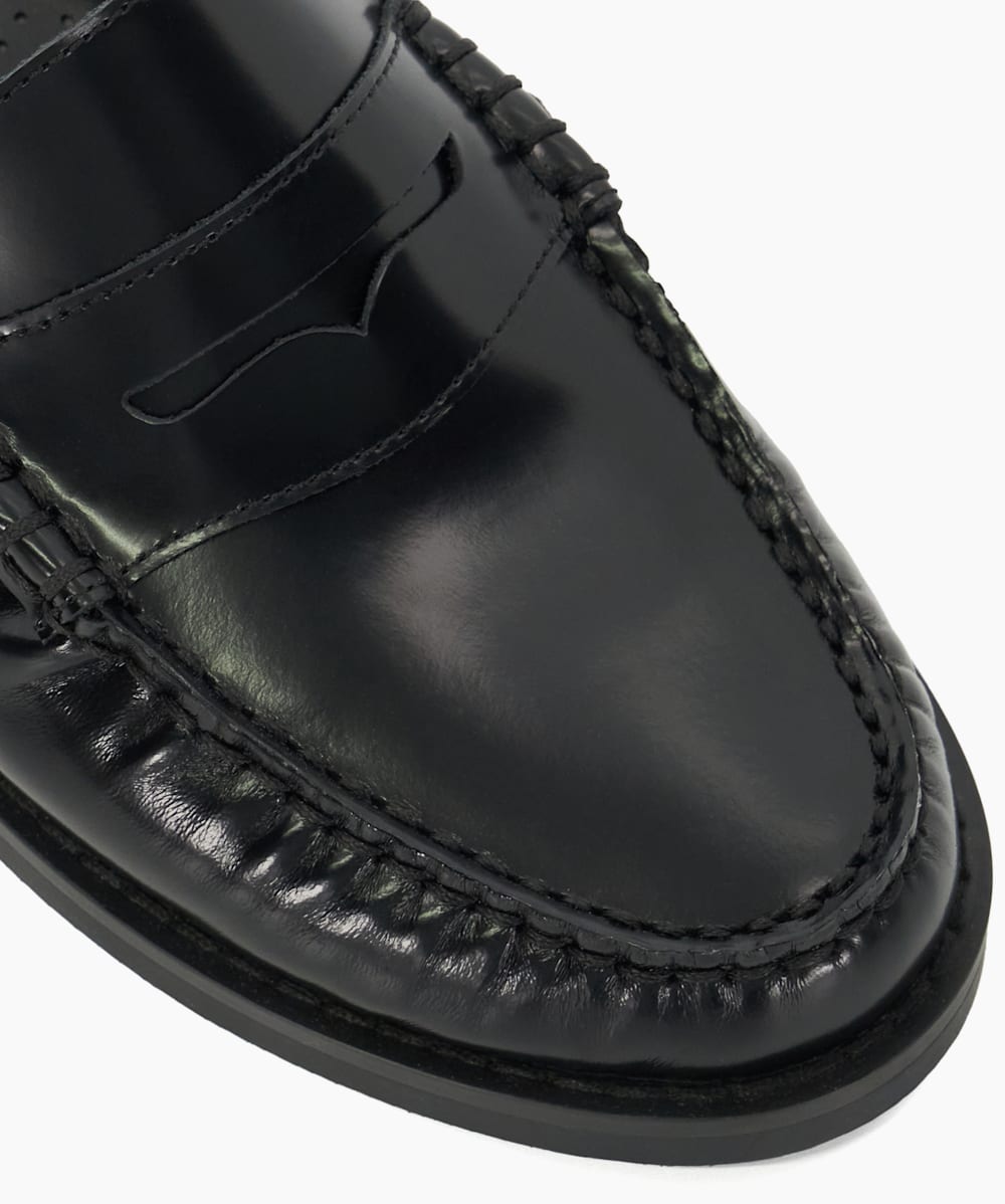 Black backless loafers womens hot sale