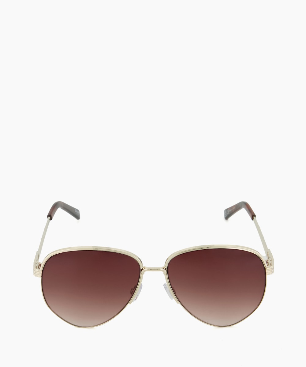 Gravitys Gold Oval Sunglasses Dune London