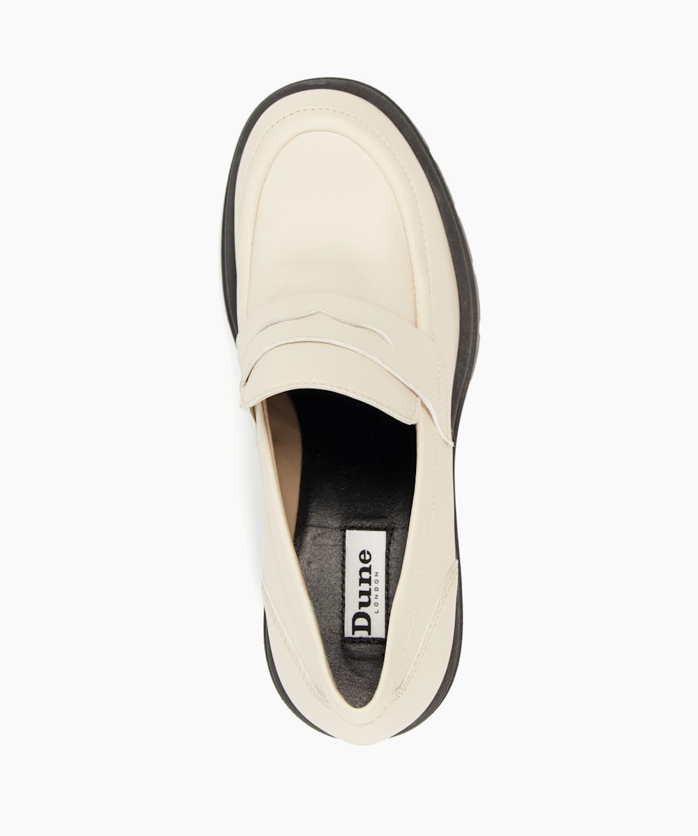 Dune platform loafers hotsell