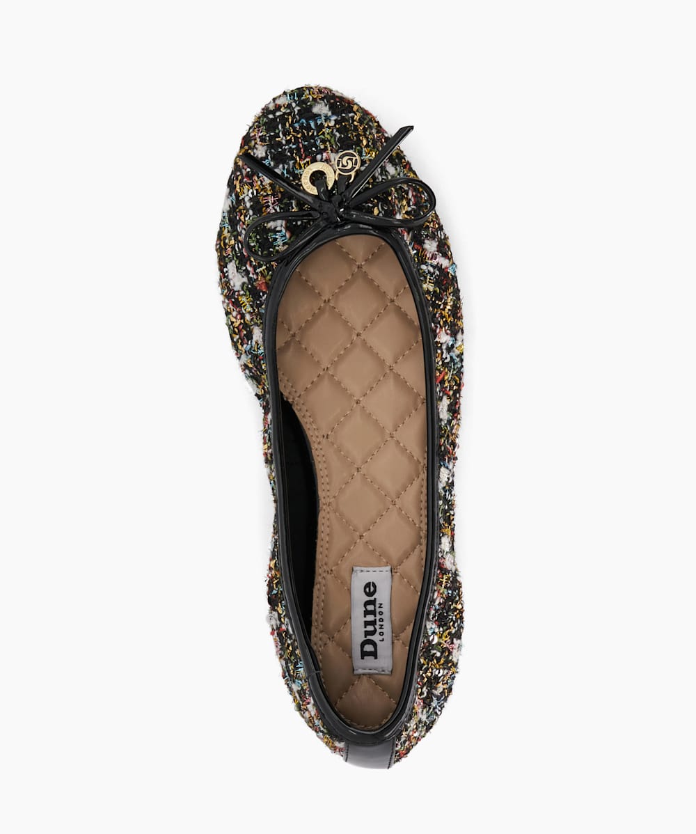 Dune black ballet pumps 2025