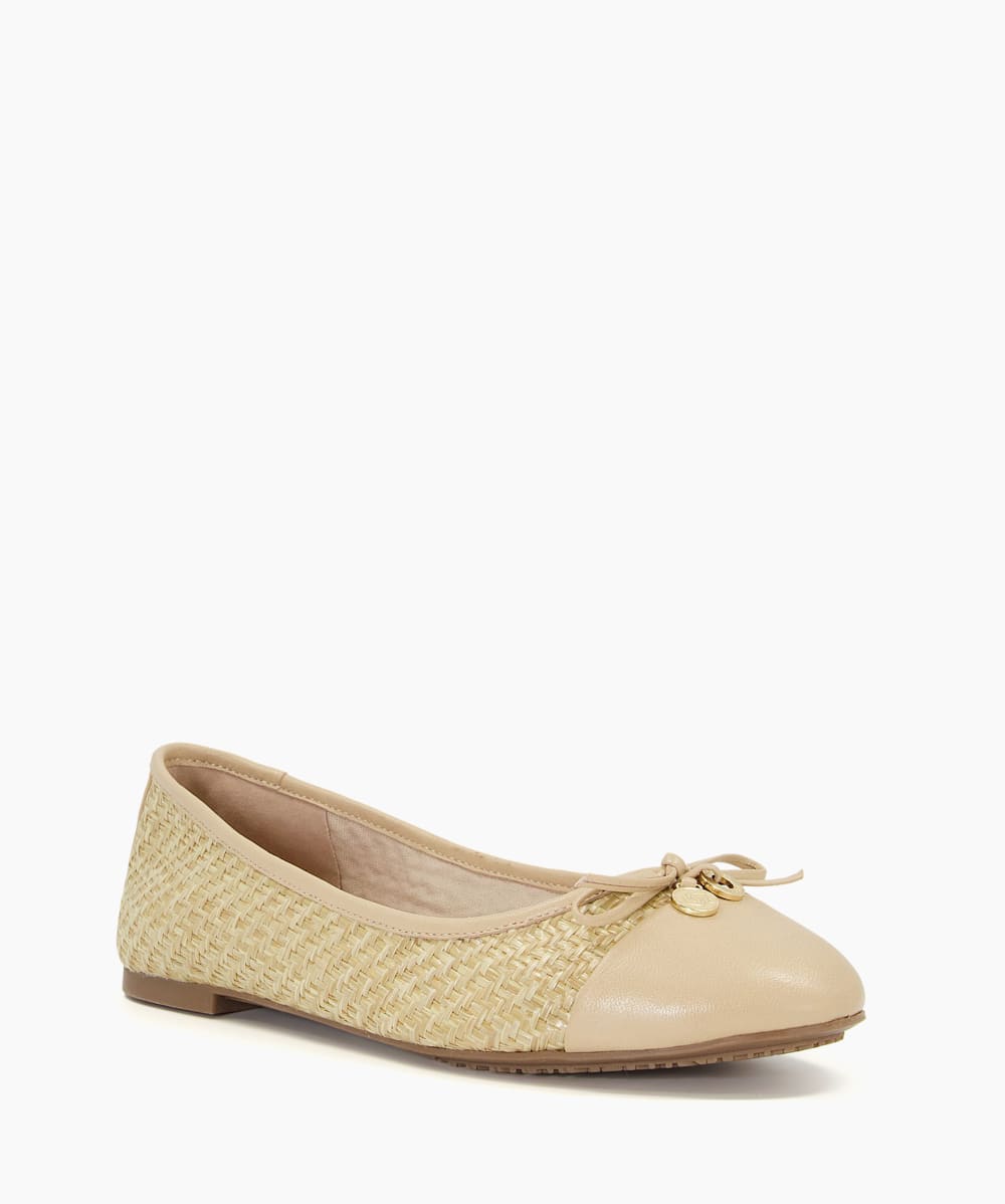 Raffia shop ballet flats