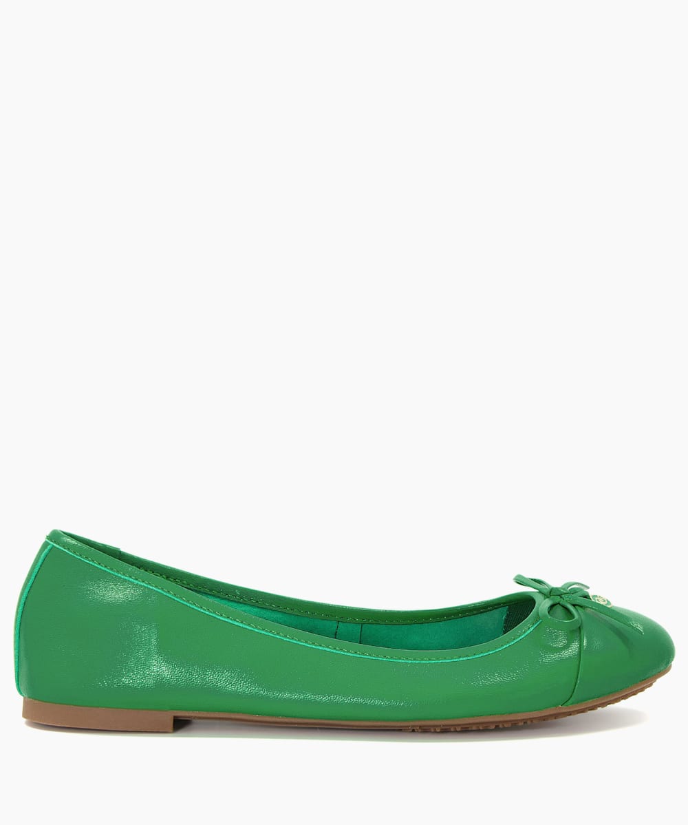 Green ballerina pumps clearance