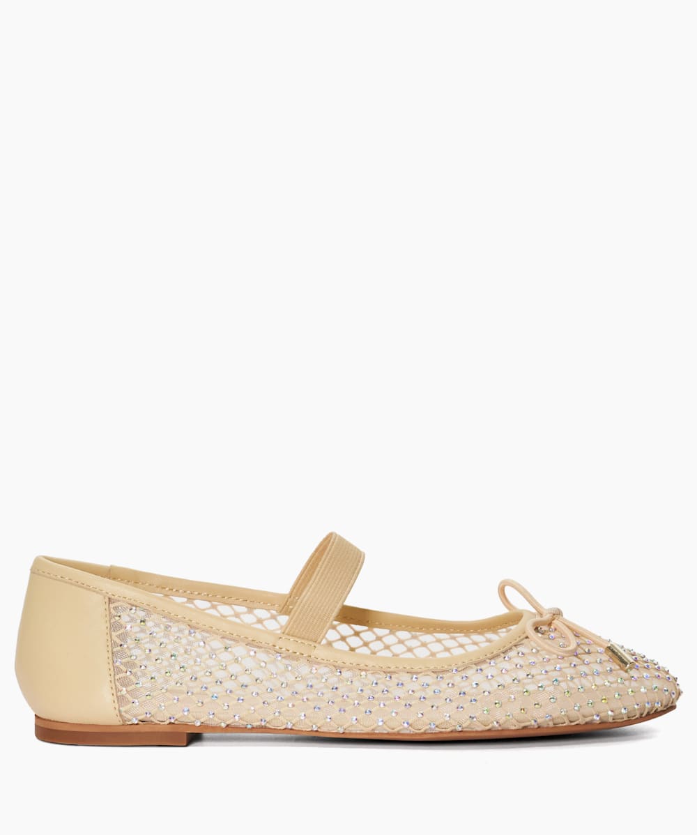 Embellished flat pumps hot sale